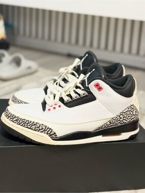 2014 Air Jordan 3 White Black with Cement men’s 11.5